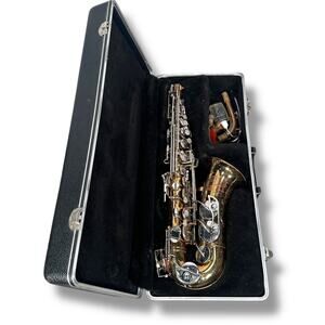 Vintage Selmer Company Bundy II USA Alto Saxophone Brass w/Case Accessories READ